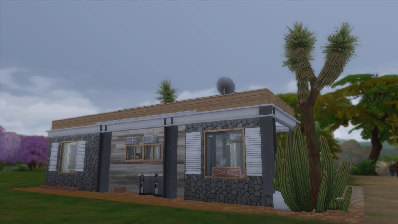 Дом Desert Container Cabin - SimsTree