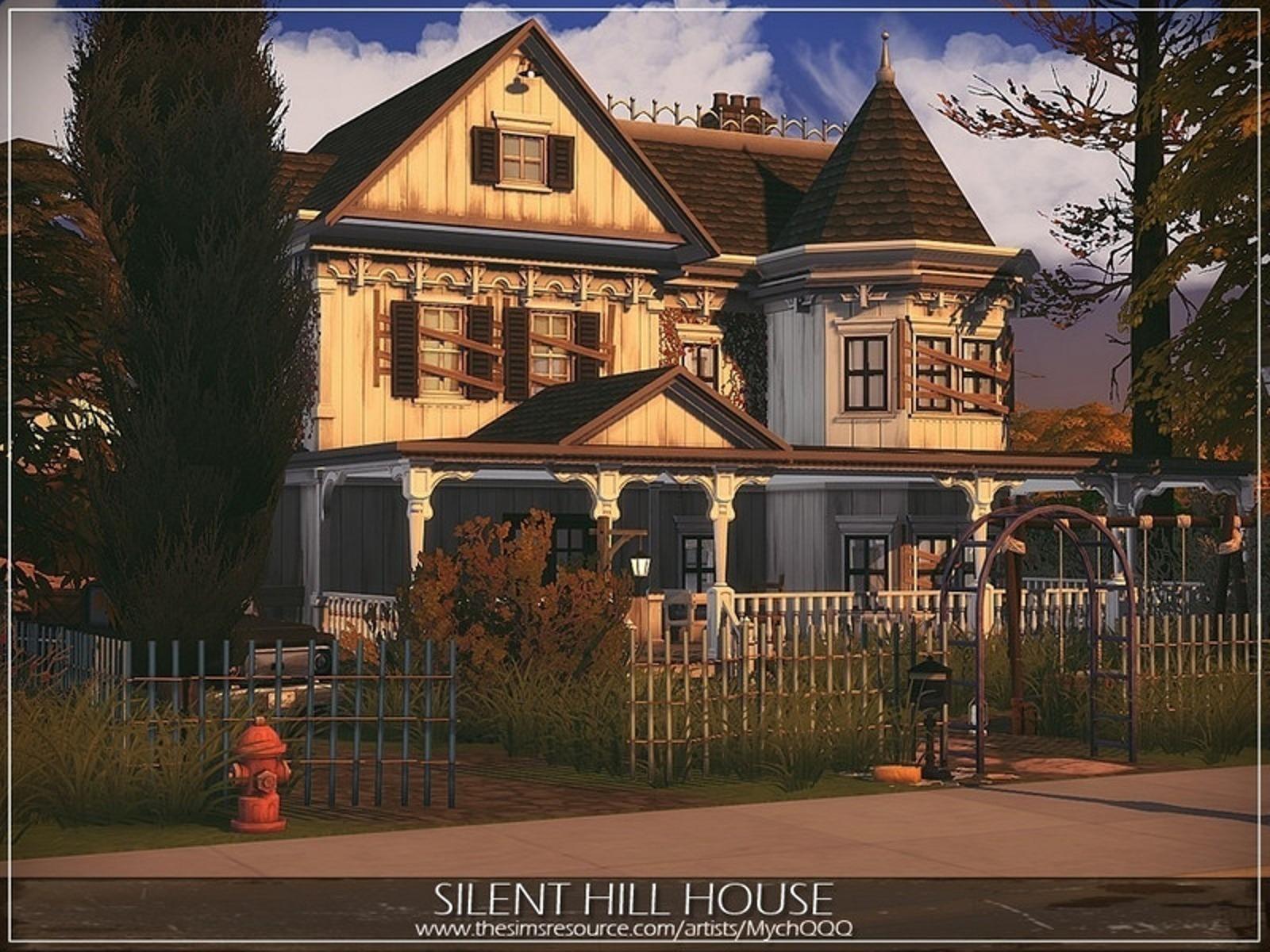 Дом Silent Hill от MychQQQ для Sims 4