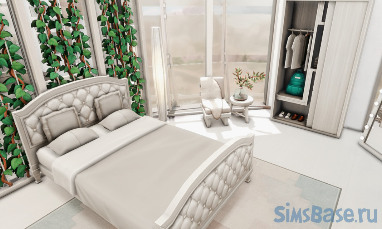 Жилой дом пришельцев от nesims для Sims 4