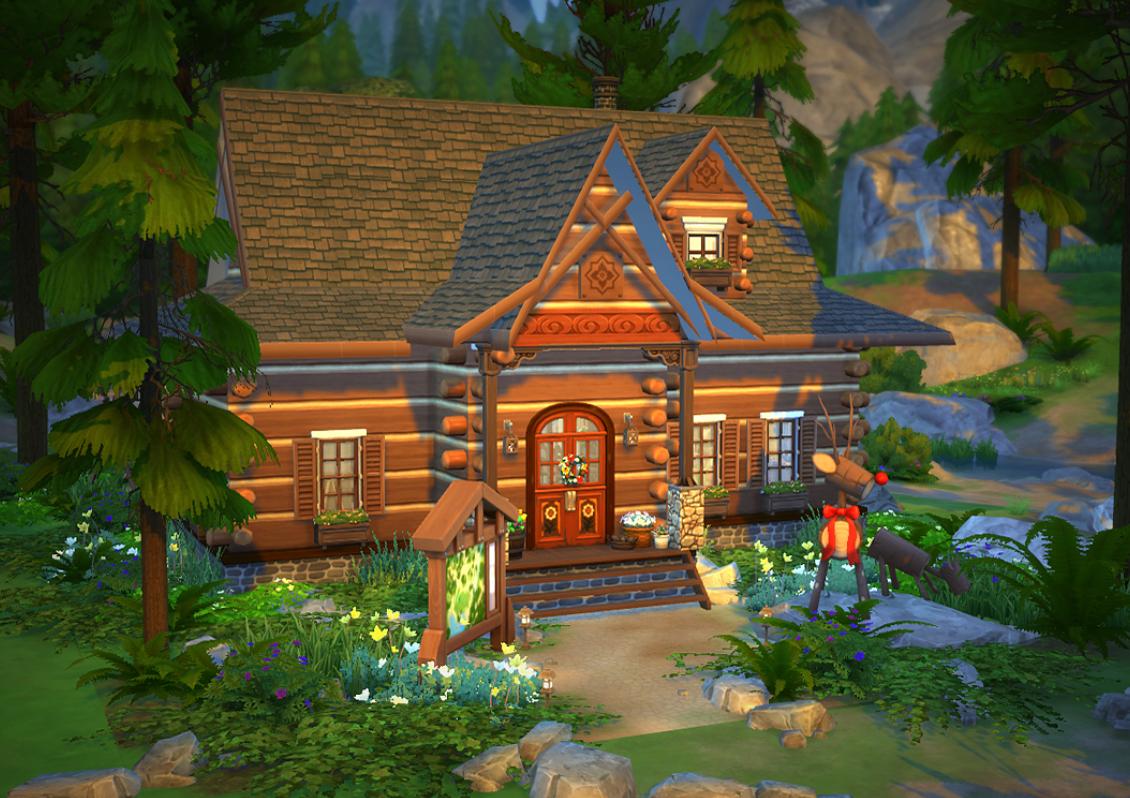 Дома глиммербрук. Getaway House. Residence (July 2020) ts4 by milja Maison.