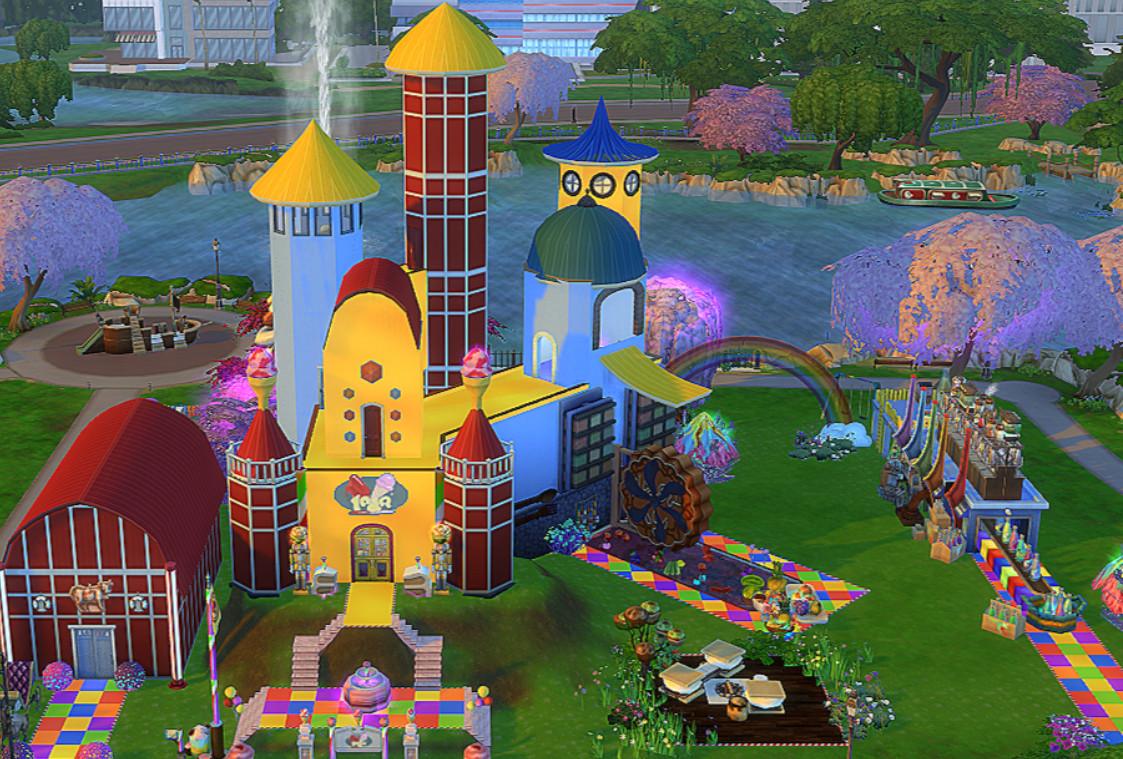 Жилой дом Candy Land от jwjj420 для Sims 4