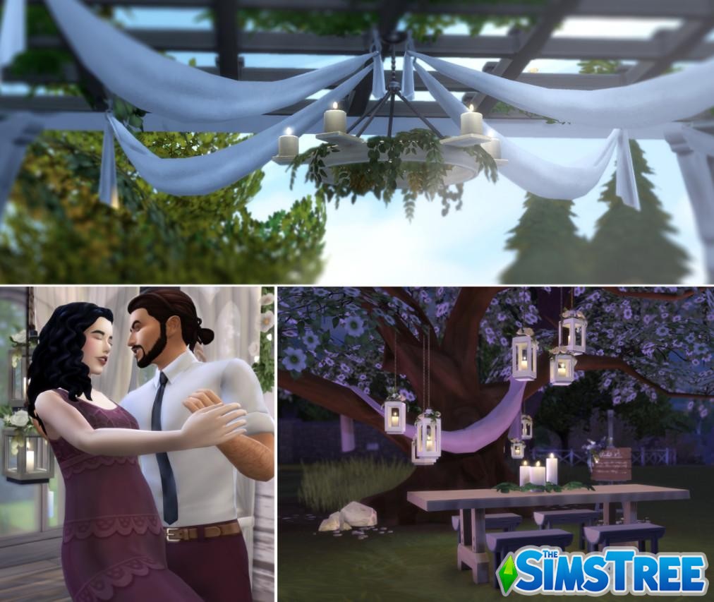 Свадебный набор Stuff Pack от Rustic для Sims 4