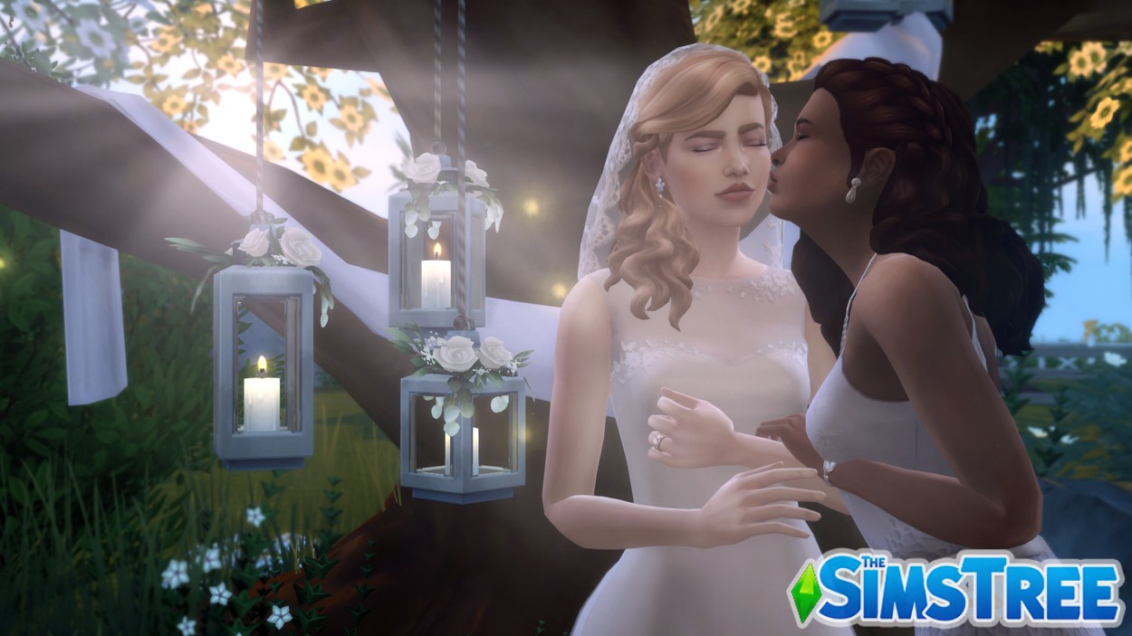 Свадебный набор Stuff Pack от Rustic для Sims 4