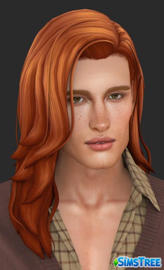 Коллекция мужских героических причесок от WistfulCastle для Sims 4
