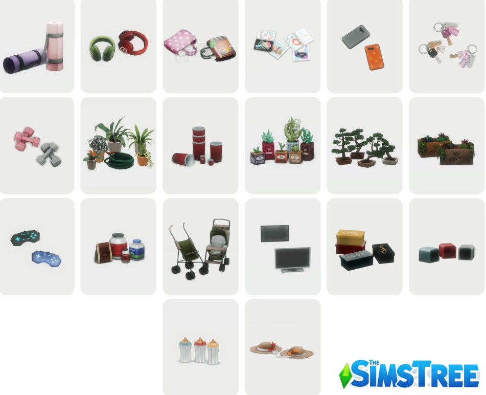 Бесплатные наборы СС вместо платных комплектов для Sims 4
