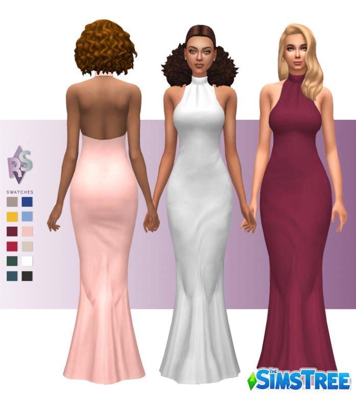 Большой набор Свадебных платьев от разных авторов для Sims 4