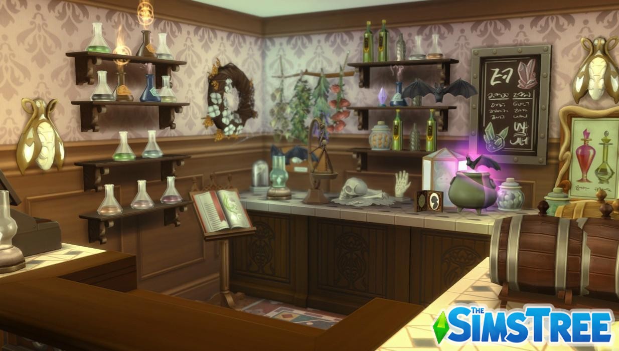 Кафе-бар «Магический город» от paprykeria для Sims 4