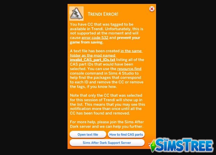Как решить ошибку 532 (ошибка сохранения) и Тренди в Sims 4 Старшая школа