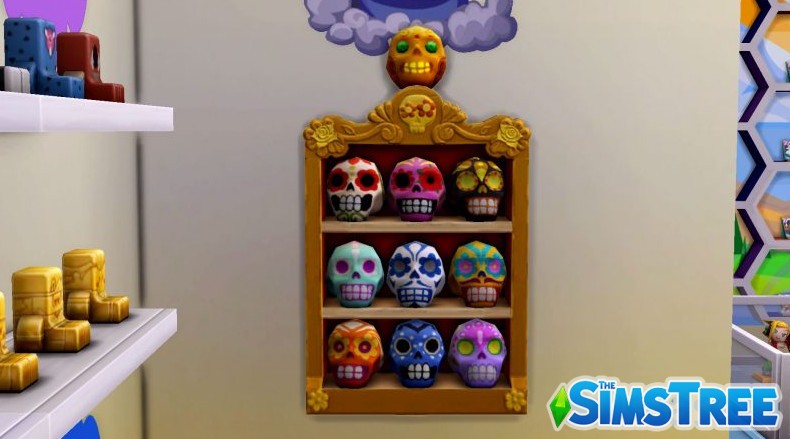 Как собрать коллекцию сахарных черепов в Sims 4