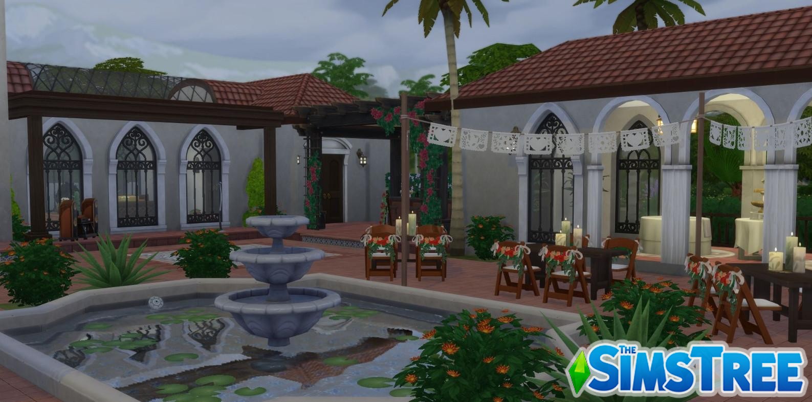 Красивые участки для свадеб от Maxis и геймеров Sims 4