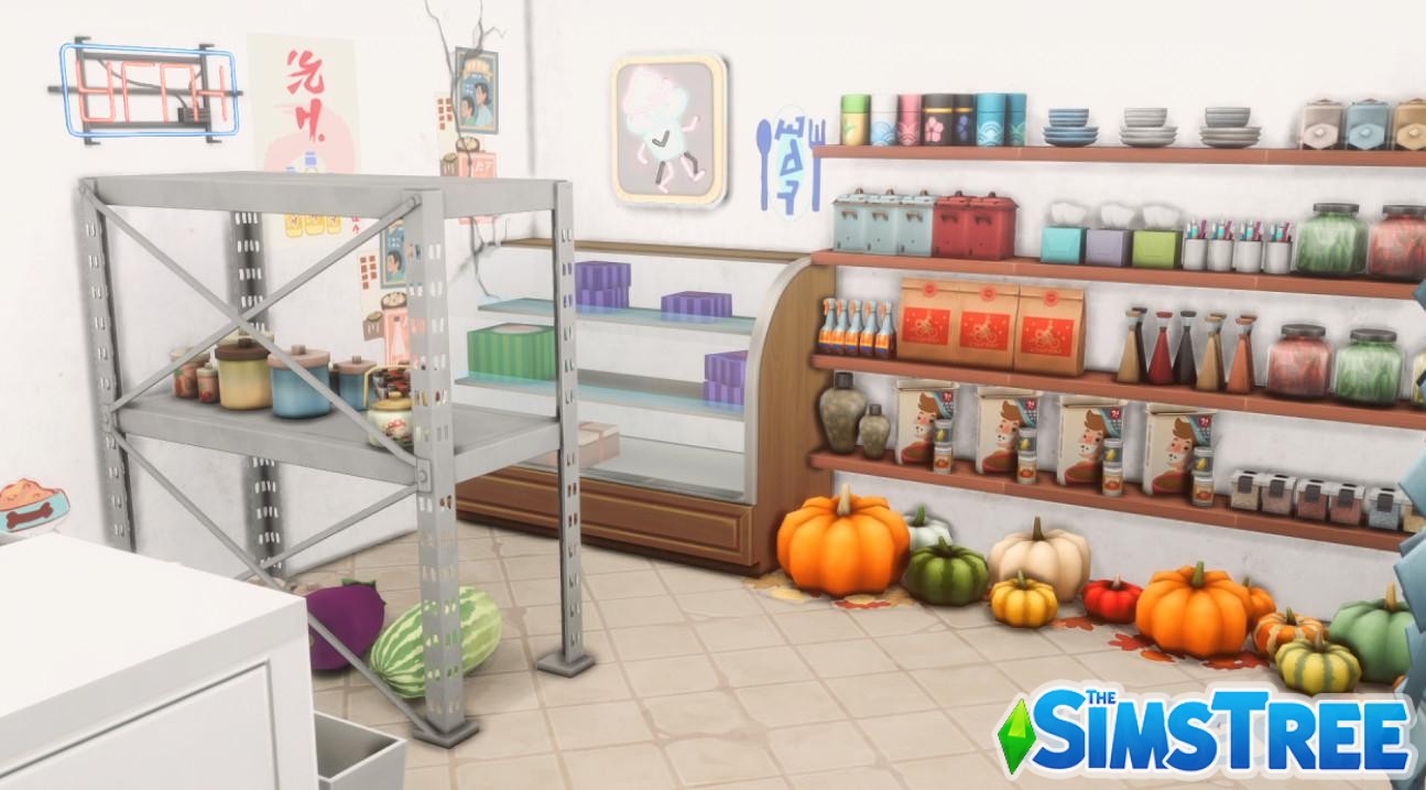 Магазин и отель Convenience Store от iamashley17 для Sims 4