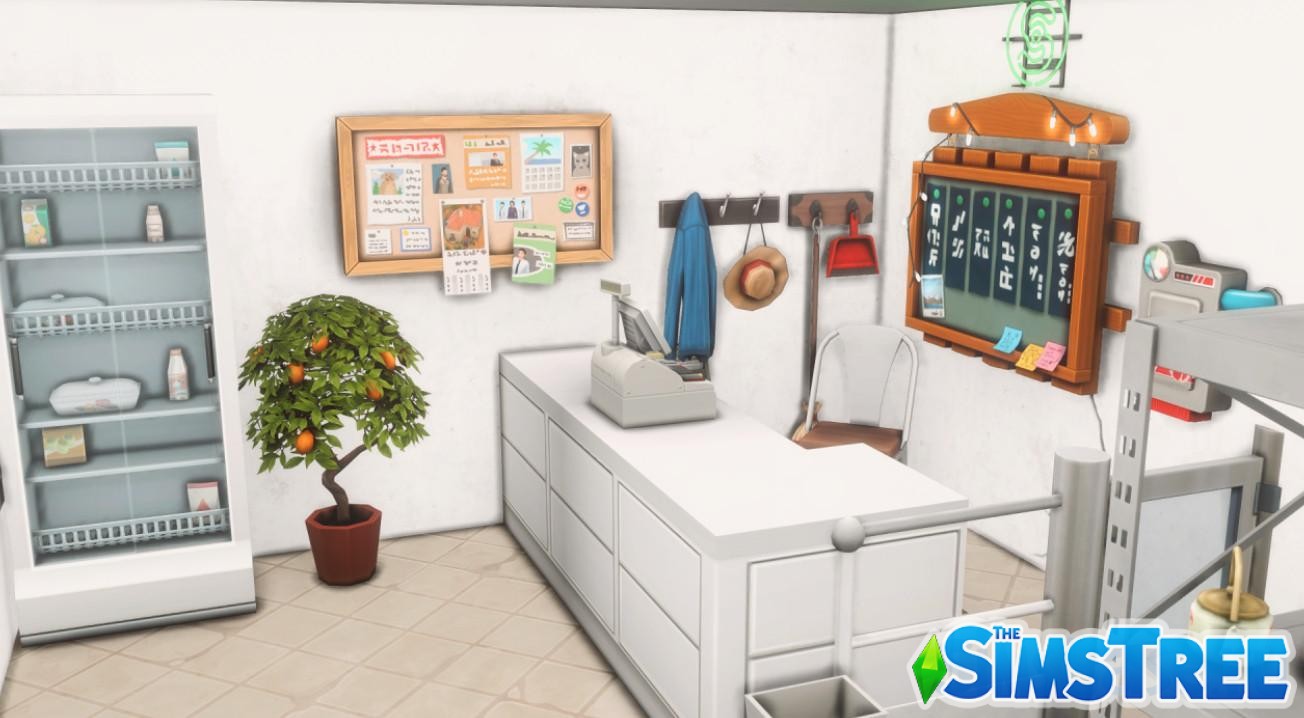 Магазин и отель Convenience Store от iamashley17 для Sims 4