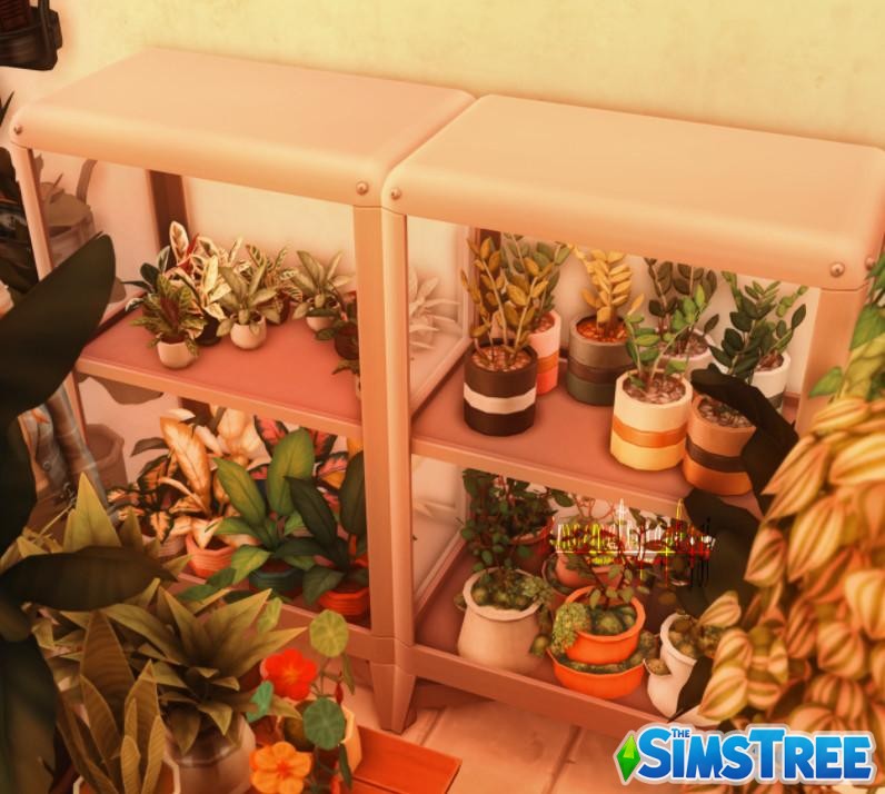 Магазин цветов для расширения Комнатные растения от simnematographygj для Sims 4