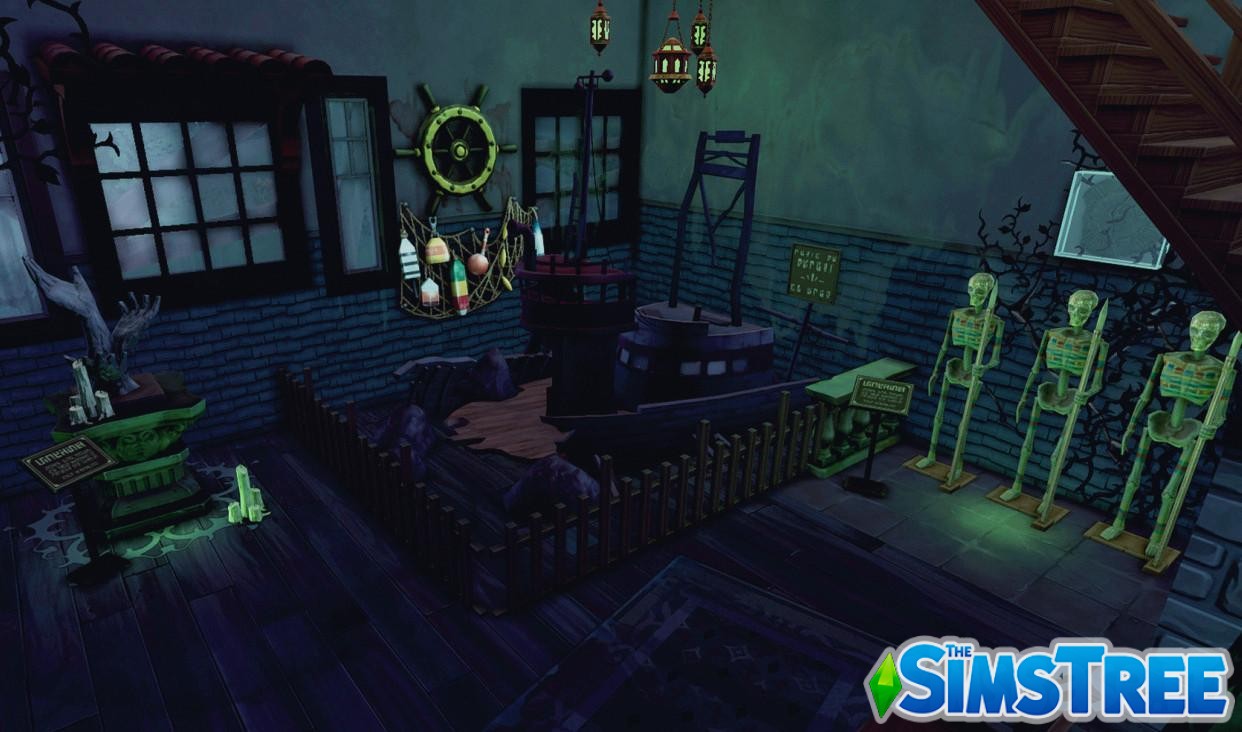 Мистический музей Бриндлтон-Бэй от surely-sims для Sims 4