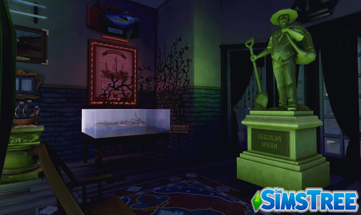 Мистический музей Бриндлтон-Бэй от surely-sims для Sims 4