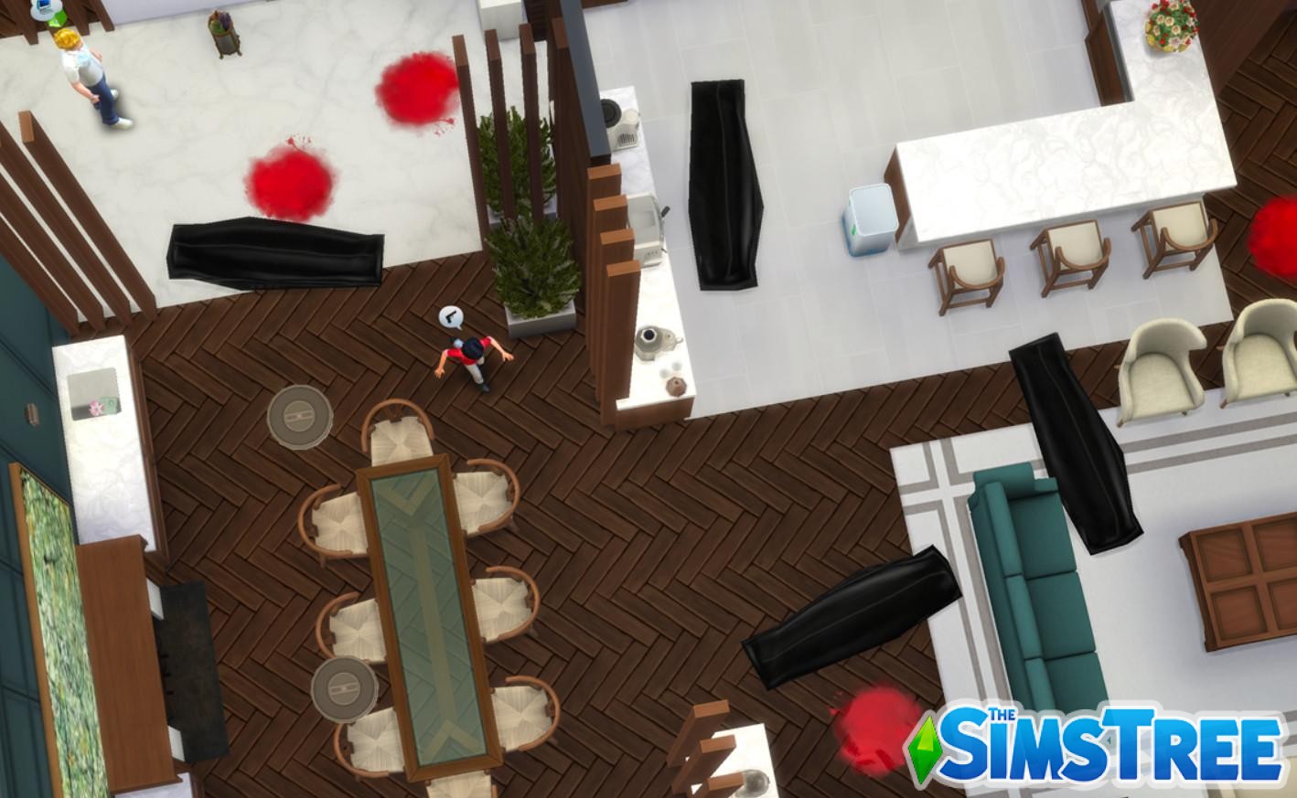Мод «Mortem или замена Жнеца на Судмедэксперта» от simrealist для Sims 4