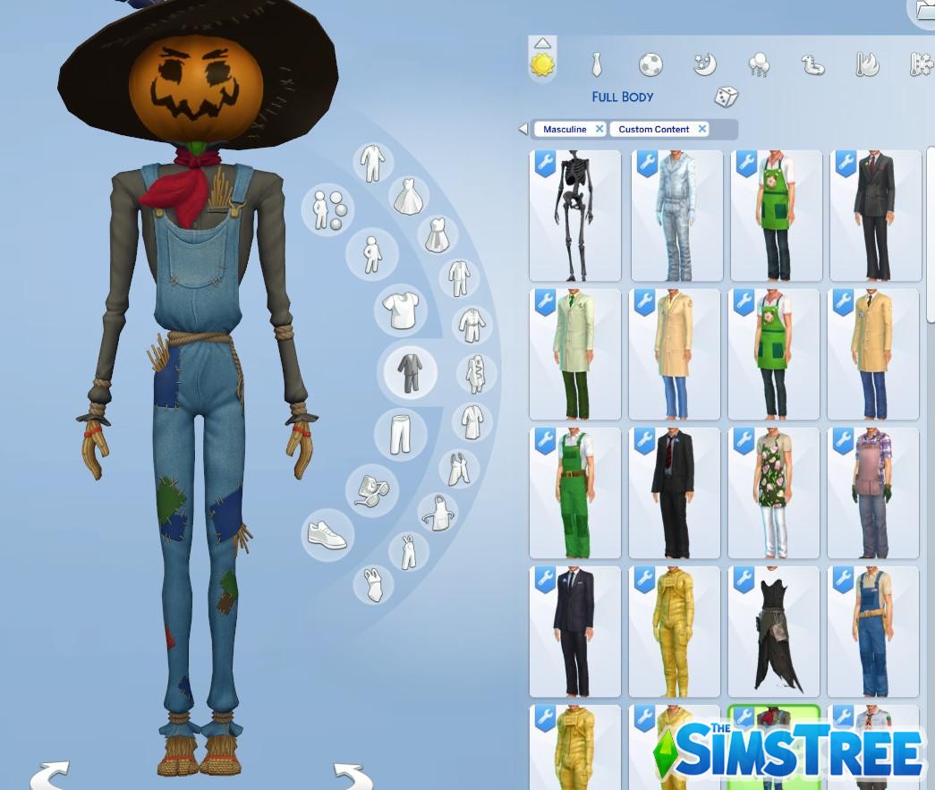 Мод «Разноуровневая разблокировка предметов в CAS» от Fogity для Sims 4