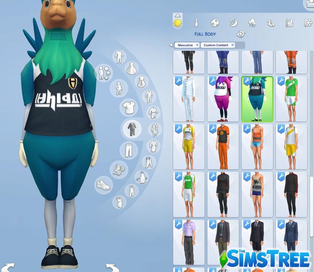 Мод «Разноуровневая разблокировка предметов в CAS» от Fogity для Sims 4
