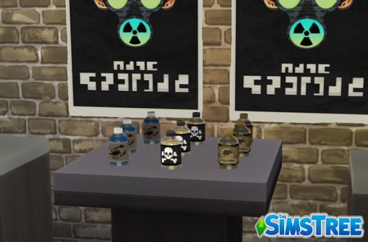 Мод «Смертельные яды или Deadly Poisons» от Andirz для Sims 4