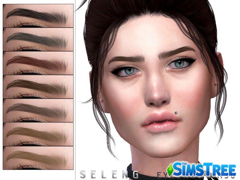 Набор бровей №30 от Seleng для Sims 4