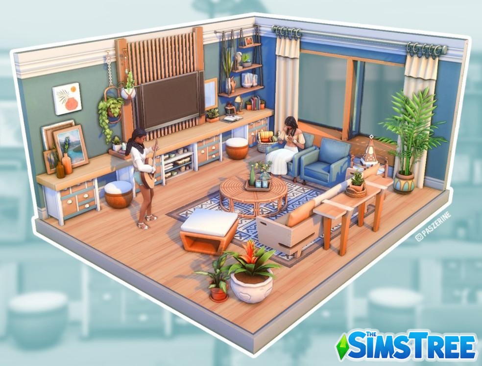 Набор комнат для молодёжи от paszerine для Sims 4