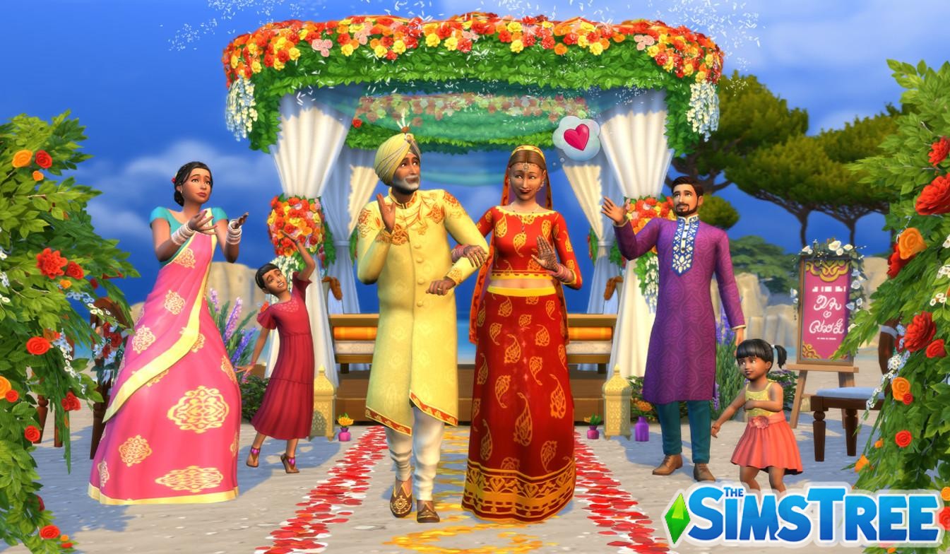 Набор модов исправлений для расширения Свадебные истории от Zero для Sims 4