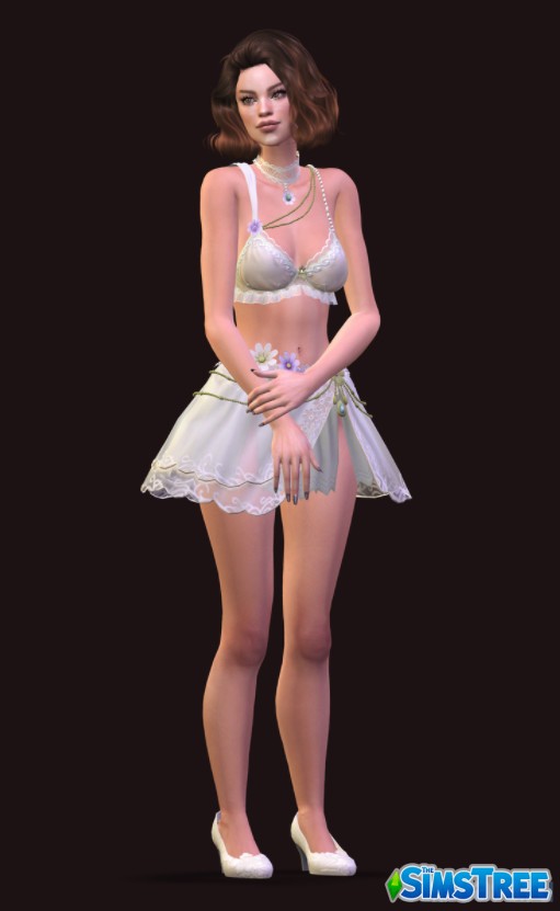 Набор нарядов и нижнего белья по мотивам Dead Or Alive от astya96 для Sims 4