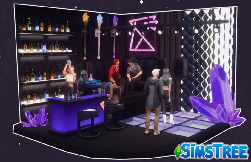 Набор загадочных комнат от SimplySimHome для Sims 4