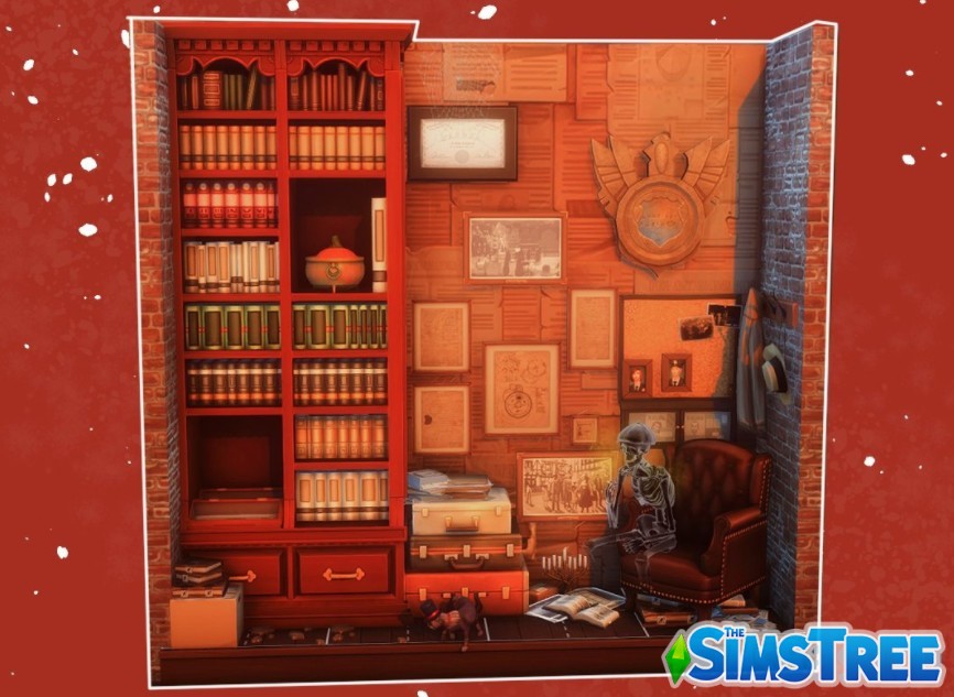 Набор загадочных комнат от SimplySimHome для Sims 4