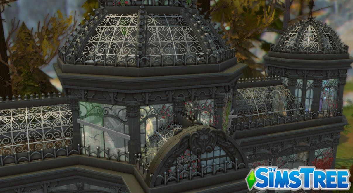 Общественный участок Викторианский заброшенный сад от ariafaeyt для Sims 4