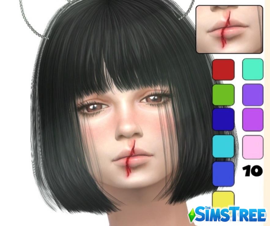 Пак СС крови для Sims 4