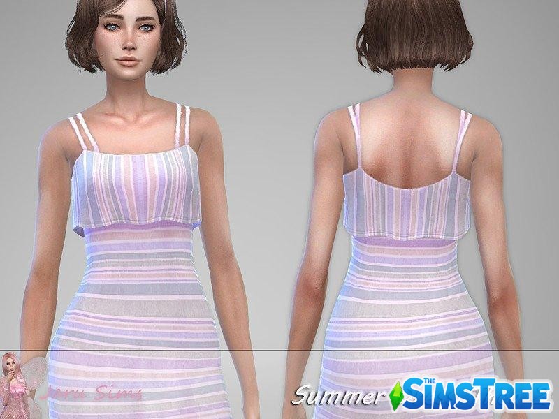Сарафан Тэя от Jaru Sims для Sims 4