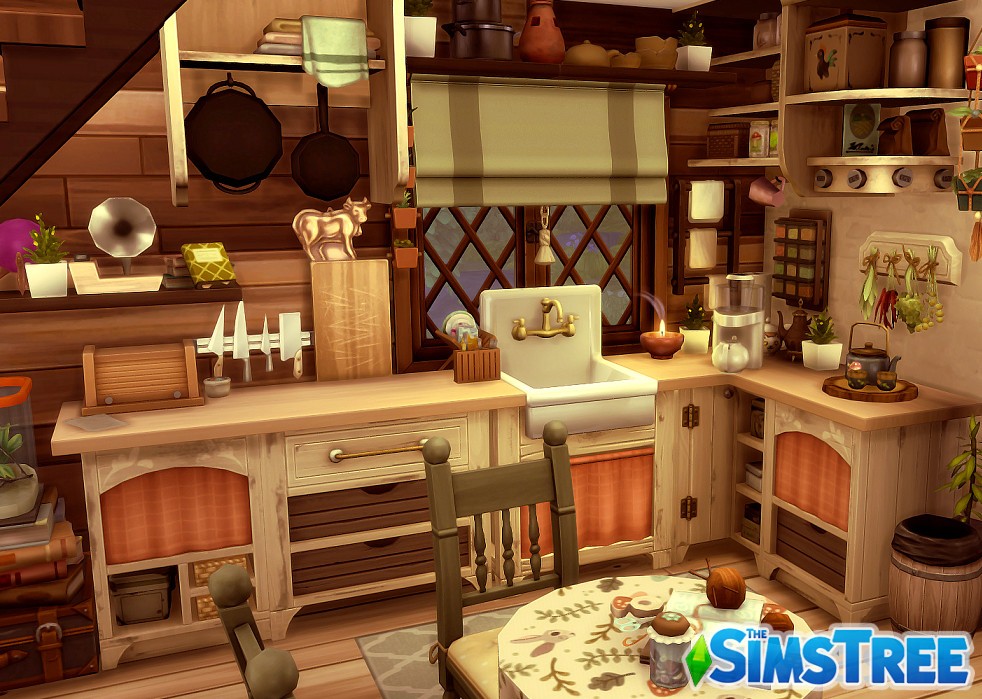 Секретная ферма Корделии от pixelshary для Sims 4