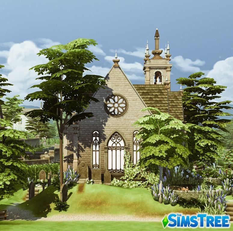 Церковь Хенфорд-он-Бэгли от septembersim для Sims 4