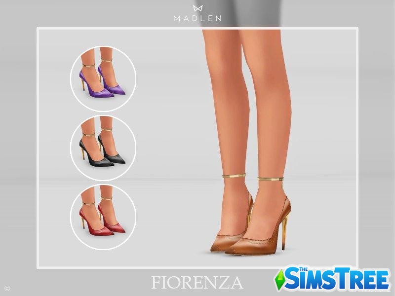 Туфли Fiorenza от MJ95 для Sims 4