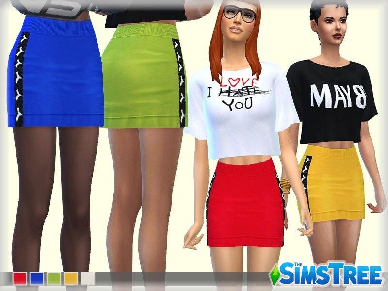 Мини-юбка TYA от bukovka для Sims 4