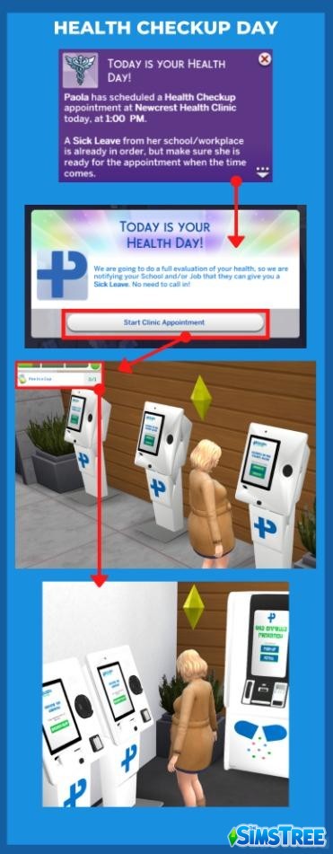 Мод «Частная практика 2.1.0» от SimRealist для Sims 4