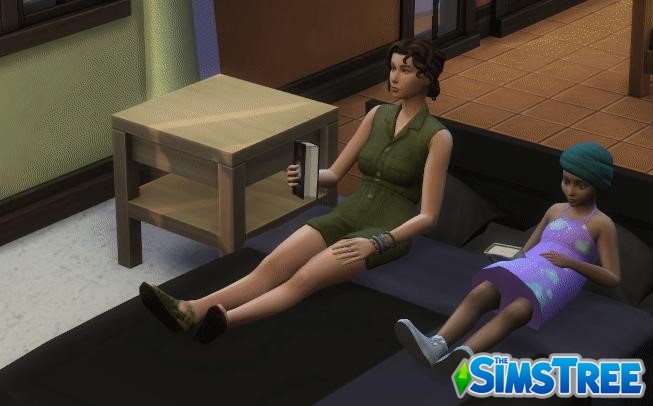 Мод «Чтение книг на кровати» от thepancake1 для Sims 4
