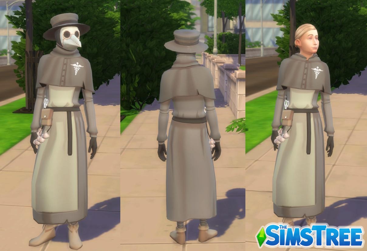 Мод «Чёрная смерть или Black Death» от llazyneiph для Sims 4