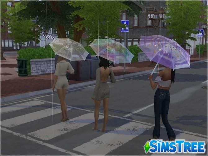 Мод «Настройка зонтика» от Zero для Sims 4