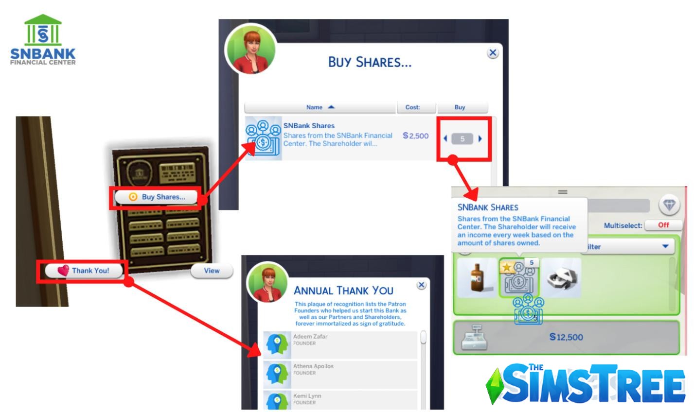 Мод «SNB Финансовый центр или SNB Financial Сenter» от simrealist для Sims 4