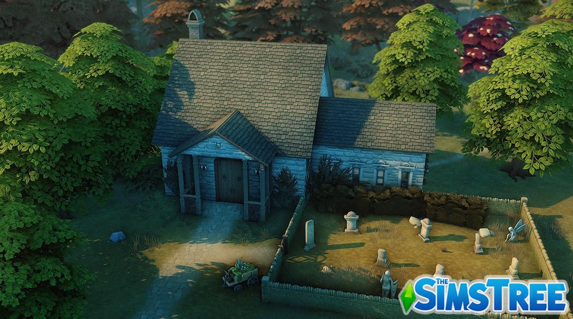 Мод «Улучшенный участок Кладбище» от ChippedSim для Sims 4