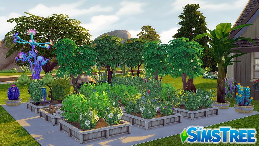 Мод «Всесезонные растения или All Year Plants» от Robin для Sims 4