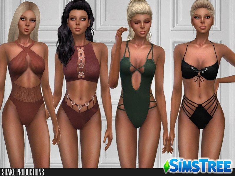 Набор купальников от ShakeProductions для Sims 4