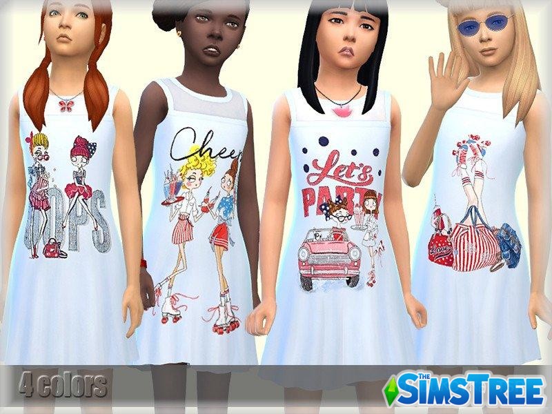 Платье для катания на роликах от bukovka для Sims 4