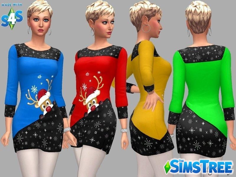 Платье Линда от dgandy для Sims 4