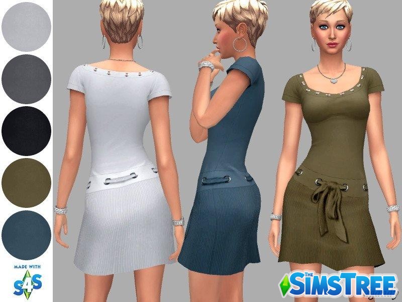 Платье “Тони” от Dgandy для Sims 4