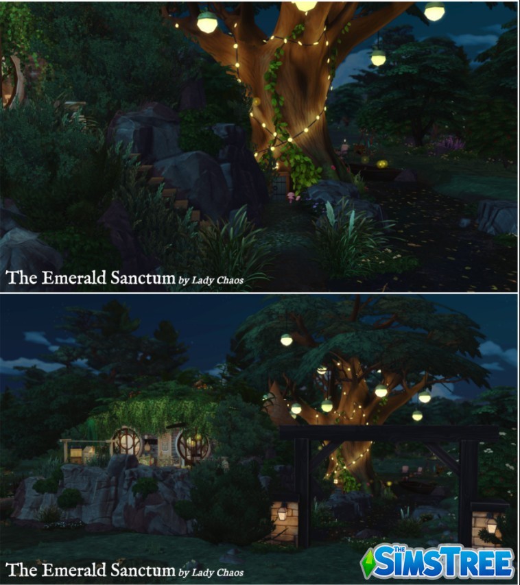 Жилой дом Сказочная поляна от ladychaos для Sims 4