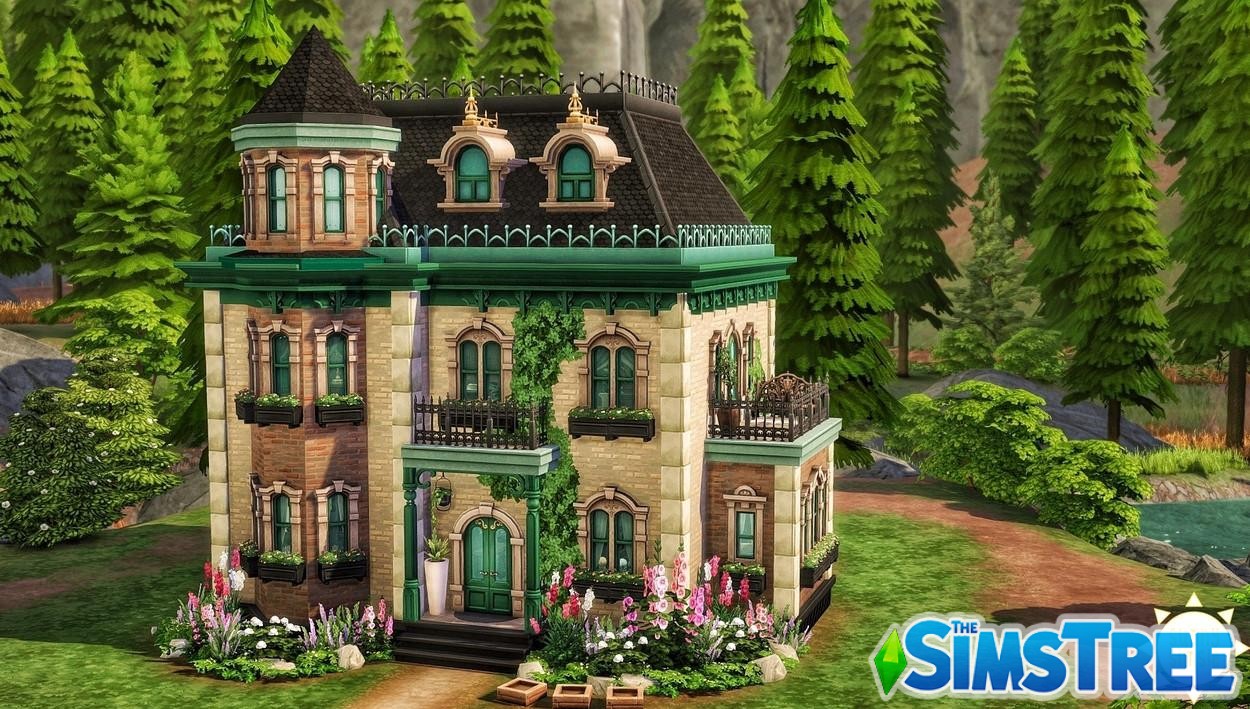 Жилой дом «Тёмное волшебство» от sunnysimsieyt для Sims 4