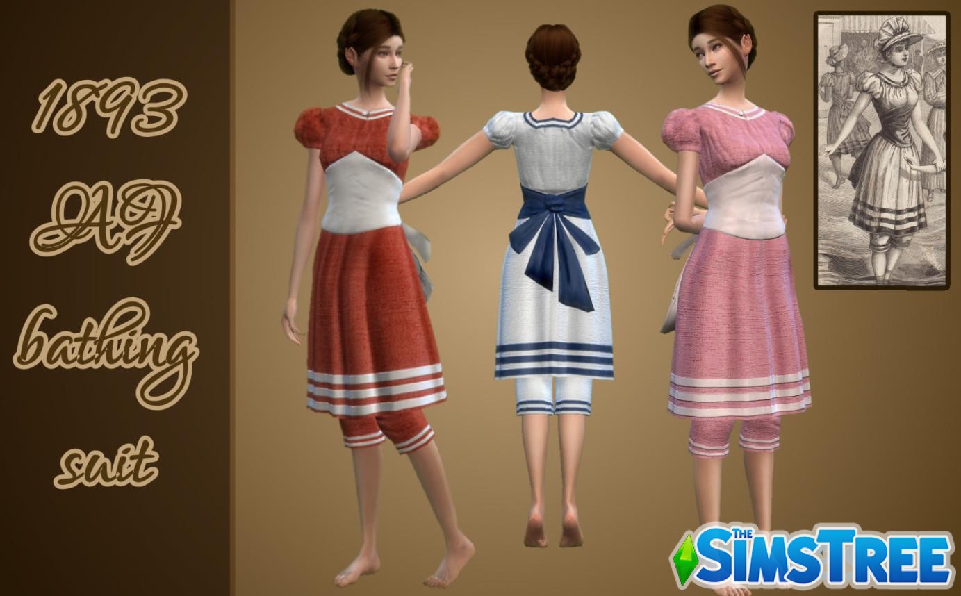 Коллекция винтажной одежды 19 века от vintagesimstress для Sims 4